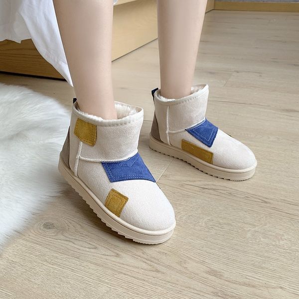 color short winter tube new snow women 2020 matching thick-soled comfortable plus velvet warm women' boots, Black;grey
color short winter tube new snow women 2020 matching thick-soled comfortable plus velvet warm women' boots, Black;grey