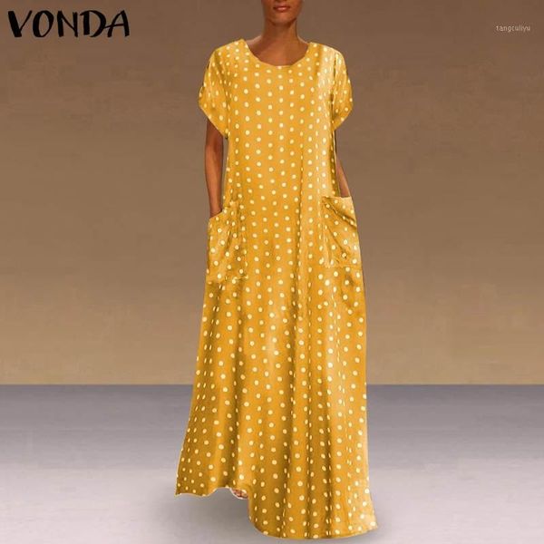 vonda 2020 women dress casual o neck short sleeve long maxi dresses with pockets summer maxi long dress loose elegant vestidos1, White;black
vonda 2020 women dress casual o neck short sleeve long maxi dresses with pockets summer maxi long dress loose elegant vestidos1, White;black