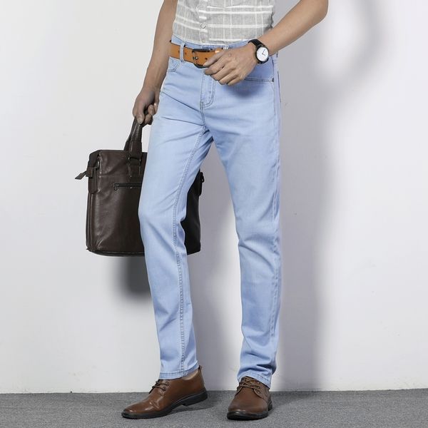 3 colors men's jeans plus size 40 42 classic business straight slim casual denim pants male trousers brand clothes 201111, Blue
3 colors men's jeans plus size 40 42 classic business straight slim casual denim pants male trousers brand clothes 201111, Blue