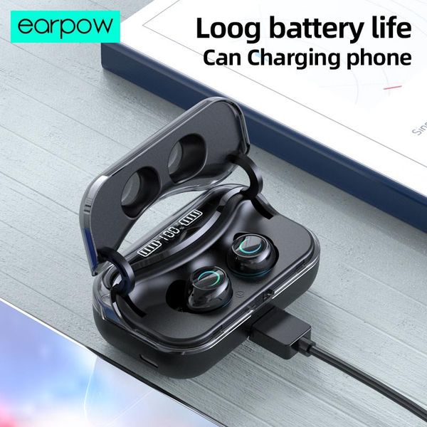 new tws black bluetooth 5.1 earphone wireless earbuds headphons touch control 2 in 1 power bank/headset game with led display
new tws black bluetooth 5.1 earphone wireless earbuds headphons touch control 2 in 1 power bank/headset game with led display