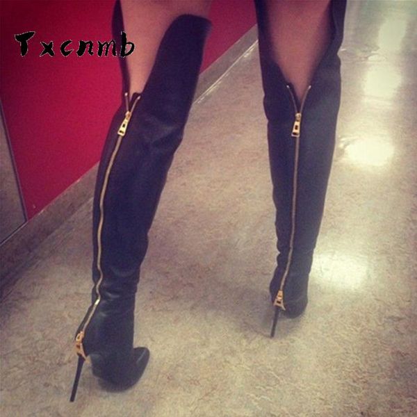 boots txcnmb thin high heels women over the knee boot pointed toe female shoes winter warm footwear super big size 33-45, Black
boots txcnmb thin high heels women over the knee boot pointed toe female shoes winter warm footwear super big size 33-45, Black