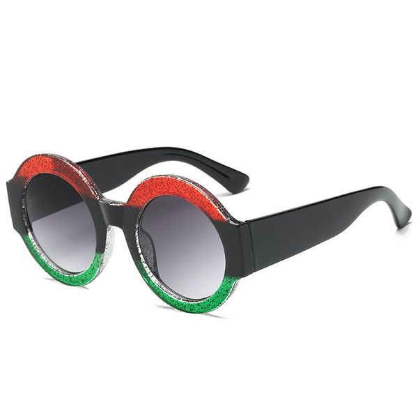 round sunglasses women retro brand designer colorful shiny frame gradient lens uv400 sun glasses men de sol, White;black
round sunglasses women retro brand designer colorful shiny frame gradient lens uv400 sun glasses men de sol, White;black