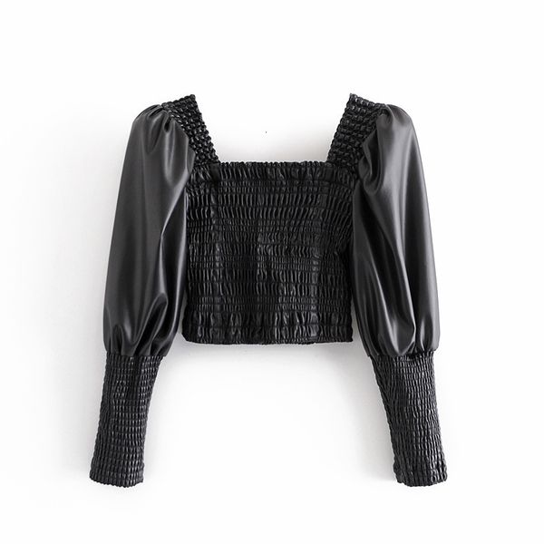 2021 new 65029 autumn european and american women's style imitation leather leg long sleeve pu shirt pn2t, White
2021 new 65029 autumn european and american women's style imitation leather leg long sleeve pu shirt pn2t, White