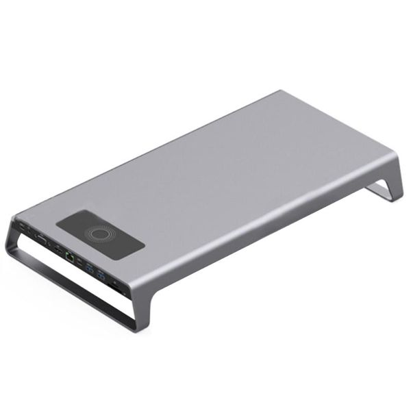 aluminum monitor stand docking station with usb c hub support 4k hdmi vga tf card wireless charge puo88
aluminum monitor stand docking station with usb c hub support 4k hdmi vga tf card wireless charge puo88