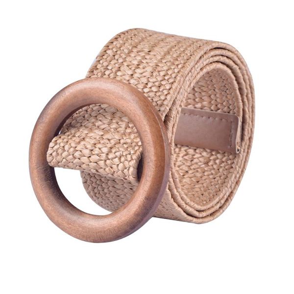 fashion straw braid simple solid round buckle clothes accessories waist belt wide gifts adjustable casual men women long, Black;brown
fashion straw braid simple solid round buckle clothes accessories waist belt wide gifts adjustable casual men women long, Black;brown