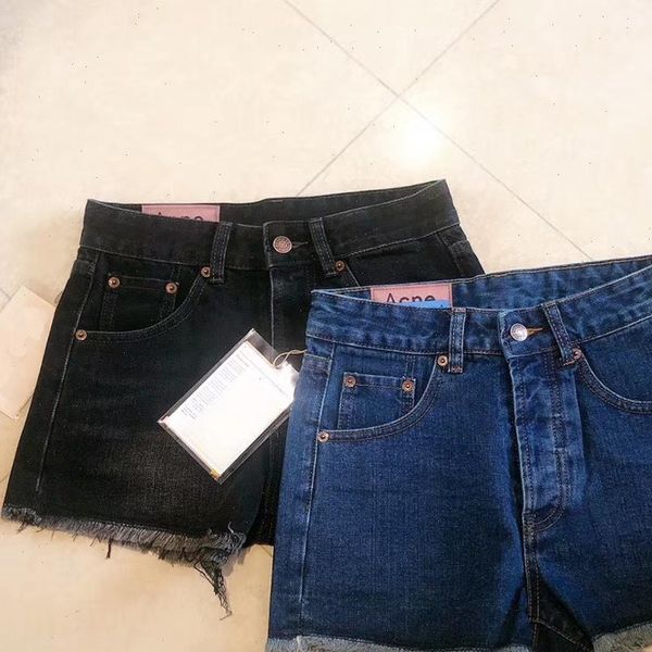 high waist breasted women denim shorts fashion wild raw edge female denim shorts 2021 summer new, White;black
high waist breasted women denim shorts fashion wild raw edge female denim shorts 2021 summer new, White;black