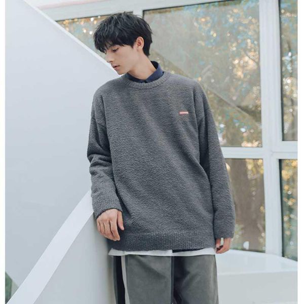 autumn winter men's sweater fashion round neck warm pullover casual long-sleeved loose solid color male knitted comfortable 1, White;black
autumn winter men's sweater fashion round neck warm pullover casual long-sleeved loose solid color male knitted comfortable 1, White;black