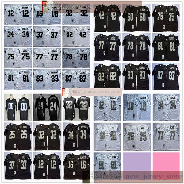 vintage retro raiderfootball jersey 00otto 12stabler 16plunkett 32allen 32tatum 34jackson 75long 42lott 77alzado s m xl xxl xxxl, Black;yellow
vintage retro raiderfootball jersey 00otto 12stabler 16plunkett 32allen 32tatum 34jackson 75long 42lott 77alzado s m xl xxl xxxl, Black;yellow