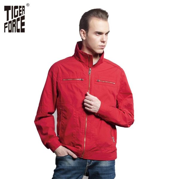 tiger force 2020 men fashion casual jacket spring autumn coat red short jacket european size 31369, Black;brown
tiger force 2020 men fashion casual jacket spring autumn coat red short jacket european size 31369, Black;brown