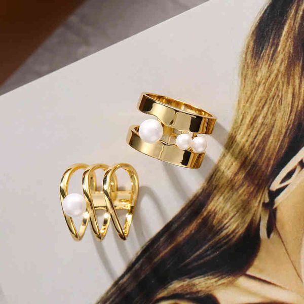 band ring rings ins court style multi-layer high gloss shell pearl women's net red joint mixed with simple temperament, Silver
band ring rings ins court style multi-layer high gloss shell pearl women's net red joint mixed with simple temperament, Silver