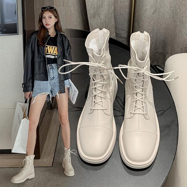 2020 women ankle boots white fur platform motorcycle boots chunky female leather ladies short lace up winter plush, Black
2020 women ankle boots white fur platform motorcycle boots chunky female leather ladies short lace up winter plush, Black