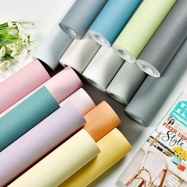 makaron self-adhesive bedroom warm wallpaper water&oil proof pvc solid color dormitory wall sticker home decoration material
makaron self-adhesive bedroom warm wallpaper water&oil proof pvc solid color dormitory wall sticker home decoration material