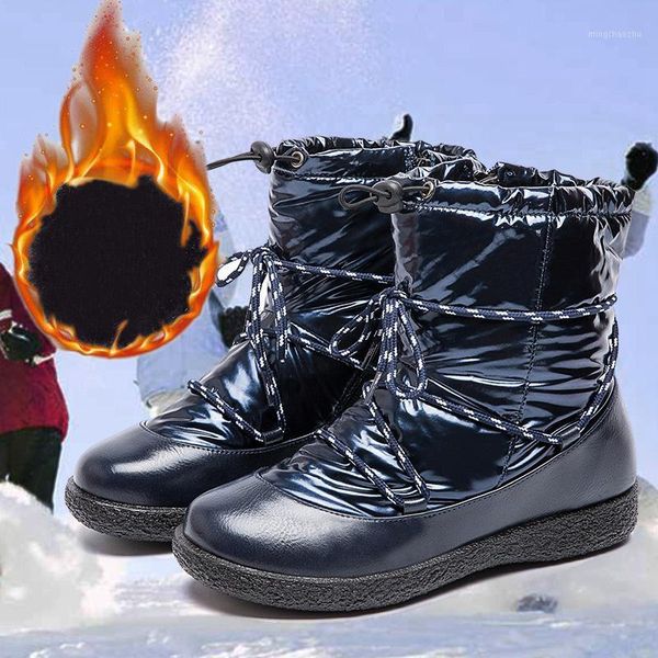 boots warm snow women leather winter waterproof plush woman zips lace up shoes female mid-calf non slip flat plus size 431, Black
boots warm snow women leather winter waterproof plush woman zips lace up shoes female mid-calf non slip flat plus size 431, Black