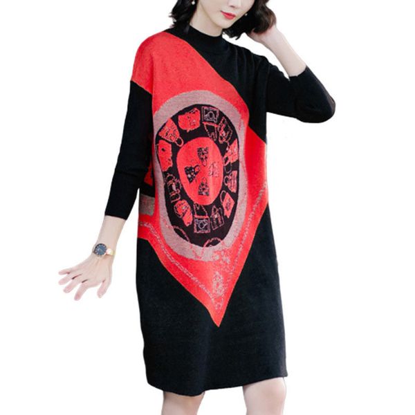 spring female autumn a new middle-aged mother's nightgown women's knitted or crocheted printing plus size dressed in 52el, Black;gray
spring female autumn a new middle-aged mother's nightgown women's knitted or crocheted printing plus size dressed in 52el, Black;gray