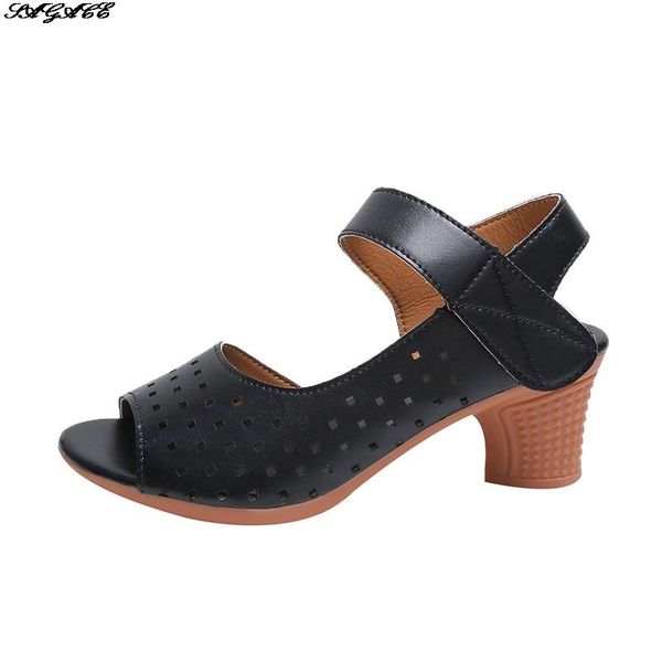 sagsce women's casual hollow roman style sandals open toe new soft bottom middle-aged comfortable non-slip women's shoes, Black
sagsce women's casual hollow roman style sandals open toe new soft bottom middle-aged comfortable non-slip women's shoes, Black