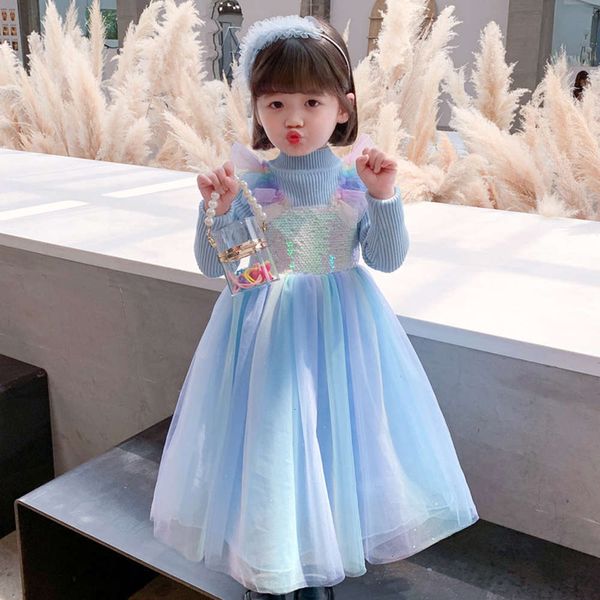 sle girls' autumn and winter 2020 new long sve rainbow princs fashion korean children's drs siyx, Red;yellow
sle girls' autumn and winter 2020 new long sve rainbow princs fashion korean children's drs siyx, Red;yellow