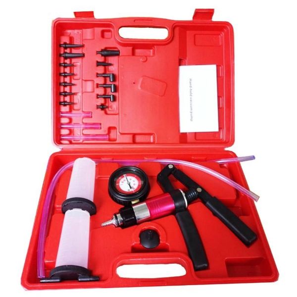 car auto hand held vacuum pistol pump brake bleeder adaptor fluid reservoir tester kit tool kits
car auto hand held vacuum pistol pump brake bleeder adaptor fluid reservoir tester kit tool kits