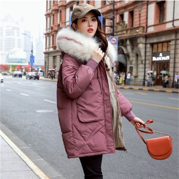 2021 new jacket with thick hood female parka long winter of women down cotton wadded coat uj54, Black
2021 new jacket with thick hood female parka long winter of women down cotton wadded coat uj54, Black