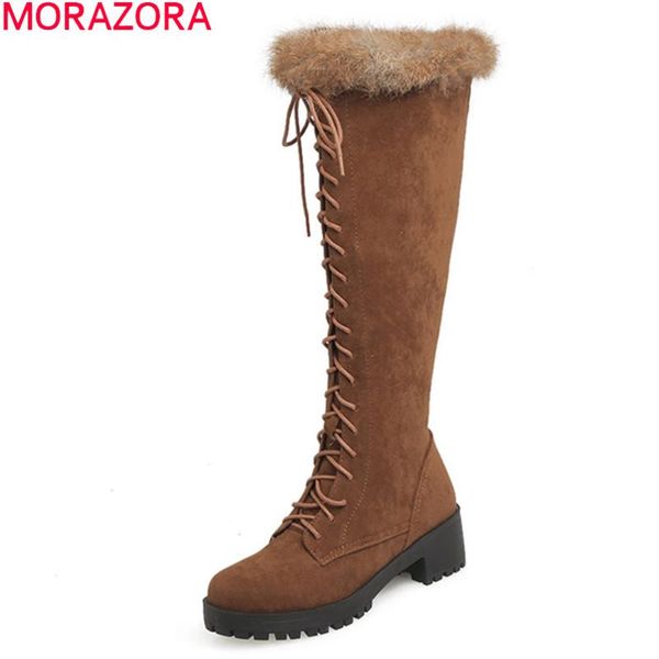 morazora 2021 большой размер 34-45 колена высокие сапоги на каблуках мед круглый toe keep warm женщины boots мода узелок зима, Black
morazora 2021 большой размер 34-45 колена высокие сапоги на каблуках мед круглый toe keep warm женщины boots мода узелок зима, Black