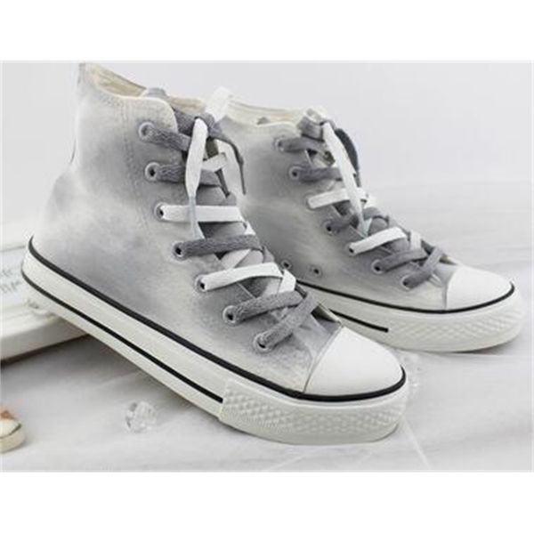 2020 gradient harajuku grey skateboarding hand-painted high help low income canvas shoes spring wild students krvh, Black
2020 gradient harajuku grey skateboarding hand-painted high help low income canvas shoes spring wild students krvh, Black