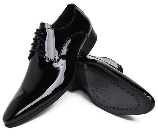 black patent leather dress men shoes men's quality cow leather wedding shoes man business work pointed toe derby
black patent leather dress men shoes men's quality cow leather wedding shoes man business work pointed toe derby