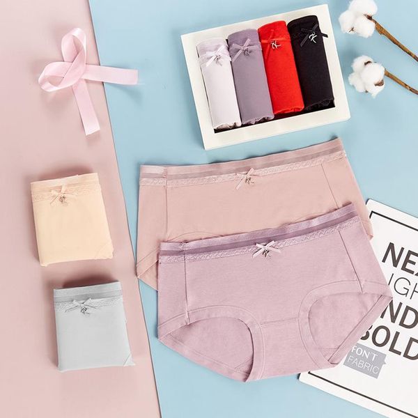 women's panties 1888# cotton girls comfortable mid-waist hip-lifting bow gle underwear, Black;pink
women's panties 1888# cotton girls comfortable mid-waist hip-lifting bow gle underwear, Black;pink