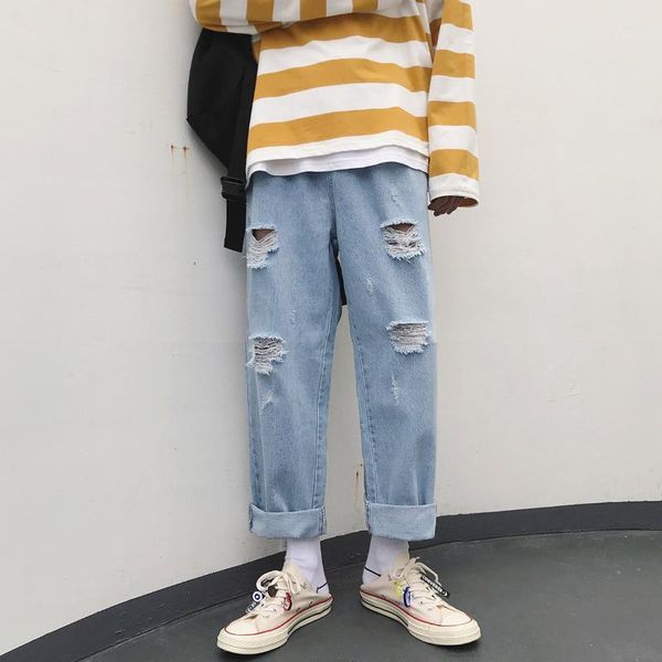 2020 summer men's holes cowboy beggar casual pants baggy homme cargo pocket wash jeans blue biker denim mens trousers s-2xl1
2020 summer men's holes cowboy beggar casual pants baggy homme cargo pocket wash jeans blue biker denim mens trousers s-2xl1