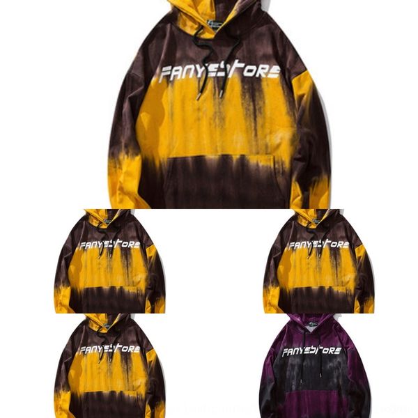 s05dp national tide tie-dyed gradient hooded sweater brand fashion sweater men's lazy style hiphop hip hop loose long sleeve amji0, Black
s05dp national tide tie-dyed gradient hooded sweater brand fashion sweater men's lazy style hiphop hip hop loose long sleeve amji0, Black