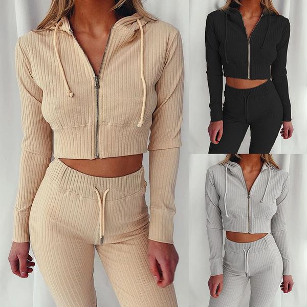women's tracksuits balteral fashion solid autumn elastic women hooded zipper long pants two pieces outfit leisure outdoor suit, Gray
women's tracksuits balteral fashion solid autumn elastic women hooded zipper long pants two pieces outfit leisure outdoor suit, Gray
