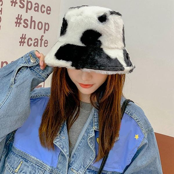 beanie/skull caps winter cow print plush bucket hats for women tourism outdoor warm hat soft velvet fisherman cap lady fashion panama presen, Blue;gray
beanie/skull caps winter cow print plush bucket hats for women tourism outdoor warm hat soft velvet fisherman cap lady fashion panama presen, Blue;gray