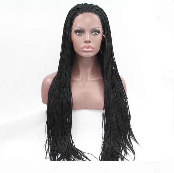 box braid wig synthetic high temperature fiber hair lacefront 2 tone color ombre grey silver braided lace front wigs for african american, Black;brown
box braid wig synthetic high temperature fiber hair lacefront 2 tone color ombre grey silver braided lace front wigs for african american, Black;brown