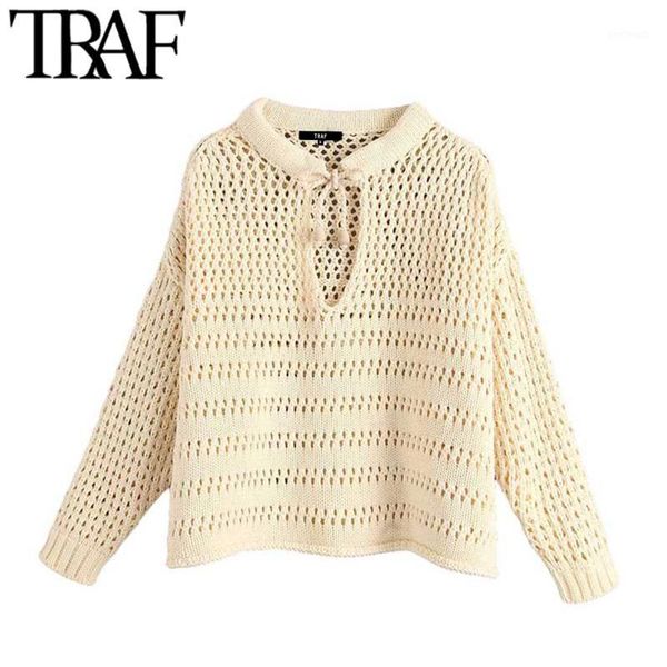 women's sweaters traf women vintage stylish hollow out short style knitted sweater fashion o neck long sleeve see through pullovers chi, White;black
women's sweaters traf women vintage stylish hollow out short style knitted sweater fashion o neck long sleeve see through pullovers chi, White;black