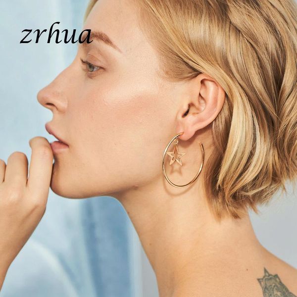 zrhua vintage big earrings for women boho god color over size round hoop earrings simple mujer fashion jewelry, Golden;silver
zrhua vintage big earrings for women boho god color over size round hoop earrings simple mujer fashion jewelry, Golden;silver