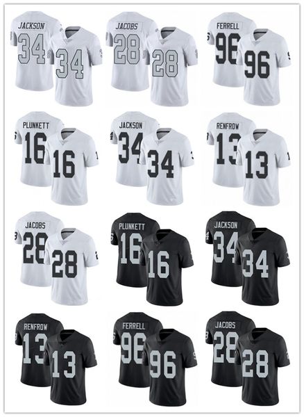 men women las vegas raiders 34 bo jackson 28 josh jacobs 16 jim plunkett 13 hunter renfrow 96 clelin ferrell football jerseys, Black;red
men women las vegas raiders 34 bo jackson 28 josh jacobs 16 jim plunkett 13 hunter renfrow 96 clelin ferrell football jerseys, Black;red