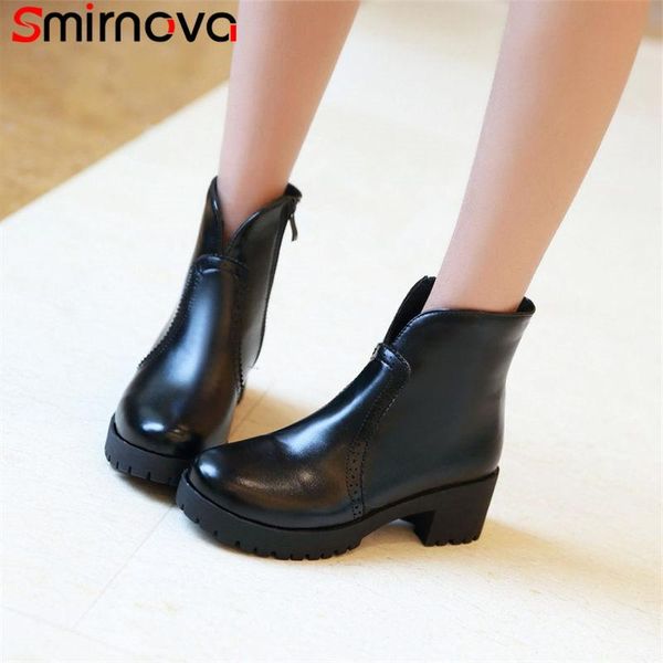boots smirnova causal platform ankle 2021 est women winter round toe solid simple lady high heel, Black
boots smirnova causal platform ankle 2021 est women winter round toe solid simple lady high heel, Black
