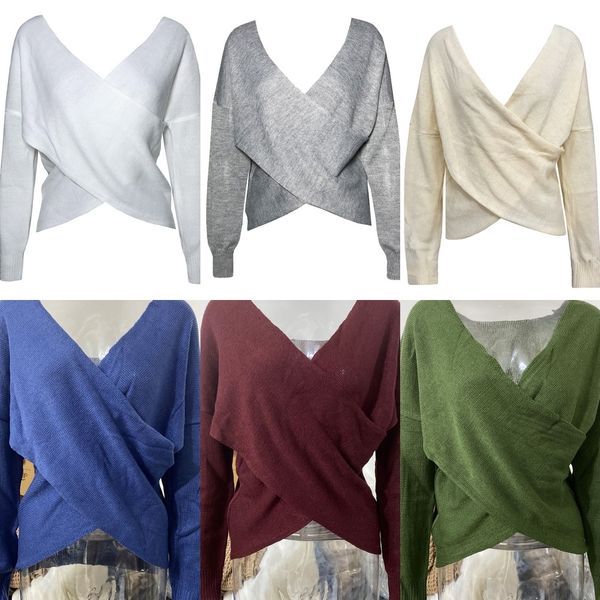 vukae spring 2020 new sleeve sleeve sweater back bat long front and 8tur6 cross v-neck knitted 1065 sweater, White;black
vukae spring 2020 new sleeve sleeve sweater back bat long front and 8tur6 cross v-neck knitted 1065 sweater, White;black