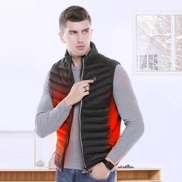 men women electric vest heated jacket usb thermal warm heated pad winter warmer pad winter body warmer clothing, Gray;blue
men women electric vest heated jacket usb thermal warm heated pad winter warmer pad winter body warmer clothing, Gray;blue