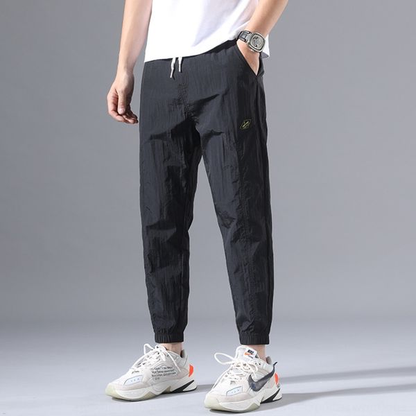 men's slim feet 2020 new korean fashion tie foot summer thin loose brand casual pants casual pants dxouj, Blue
men's slim feet 2020 new korean fashion tie foot summer thin loose brand casual pants casual pants dxouj, Blue