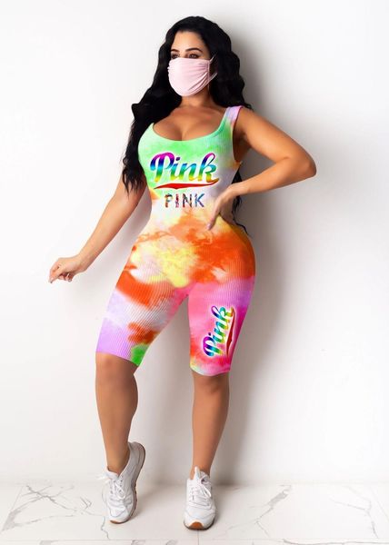 vest printed color letter playsuit for women summer casual fashion five point pants jumpsuit female 3 colors, Black;white
vest printed color letter playsuit for women summer casual fashion five point pants jumpsuit female 3 colors, Black;white