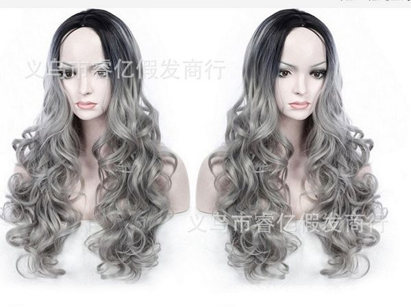 2021 new selling wigs in europe and the united states are divided into gray, black, long curly hair and daily wigs.70cm
2021 new selling wigs in europe and the united states are divided into gray, black, long curly hair and daily wigs.70cm
