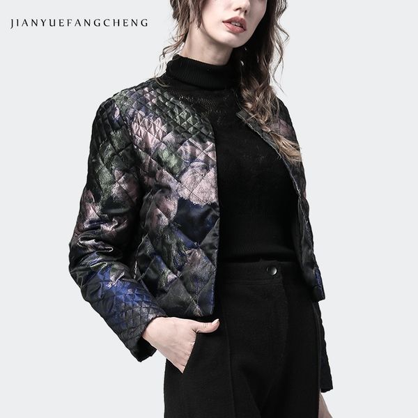 women winter down jacket vintage floral printed white duck down coat warm lightly fashion streetwear short down jackets y201026, Black
women winter down jacket vintage floral printed white duck down coat warm lightly fashion streetwear short down jackets y201026, Black