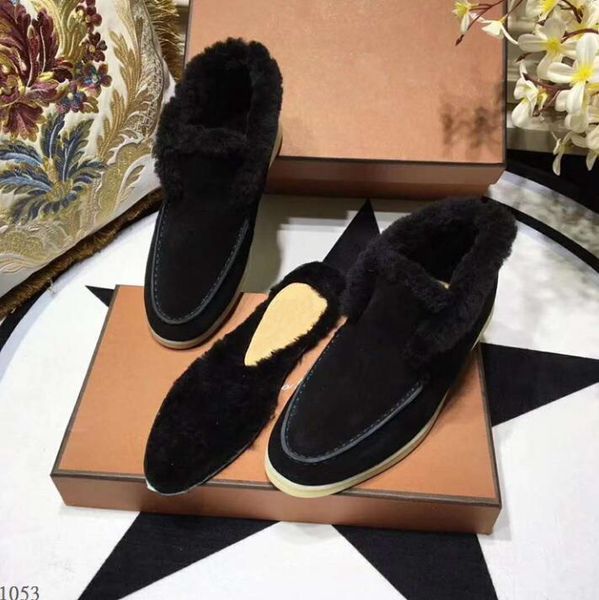 suede leather fur inside mens women winter driving casual shoes loro luxury designer open walk flats mocassin 35-46, Black
suede leather fur inside mens women winter driving casual shoes loro luxury designer open walk flats mocassin 35-46, Black