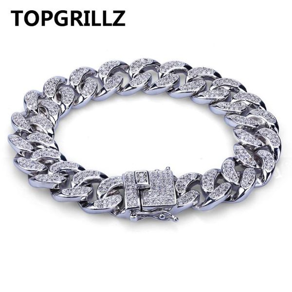 charm bracelets rillz hip hop rock jewelry gold color plated cuban chain micro pave cz stones bracelet 8 inch length beacelets for men, Golden;silver
charm bracelets rillz hip hop rock jewelry gold color plated cuban chain micro pave cz stones bracelet 8 inch length beacelets for men, Golden;silver