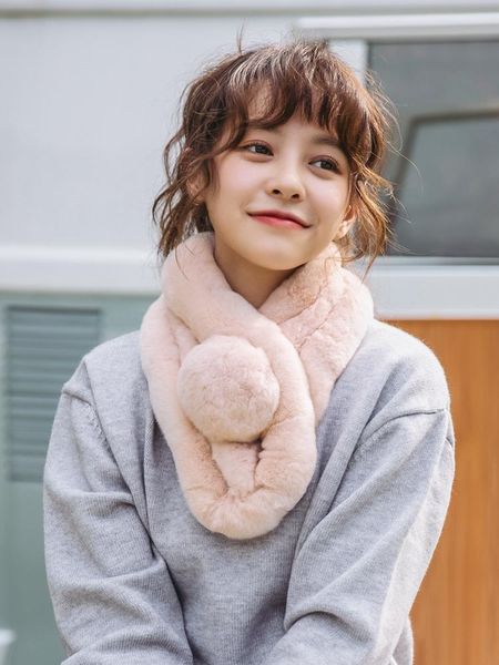 scarves fur collar cute sweet rex scarf women's versatile easy for matching, Blue;gray
scarves fur collar cute sweet rex scarf women's versatile easy for matching, Blue;gray