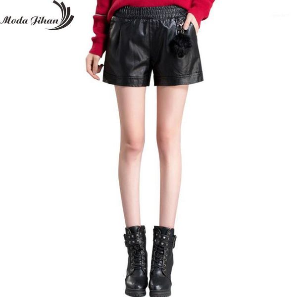 women's shorts moda jihan women faux pu leather pants for girl female femme elastic waist trousers pocket black ladies short pants1, White;black
women's shorts moda jihan women faux pu leather pants for girl female femme elastic waist trousers pocket black ladies short pants1, White;black