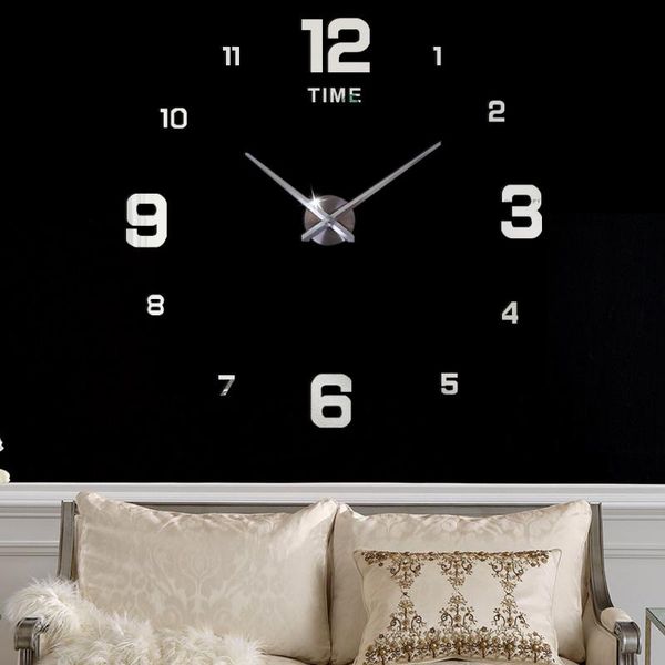 large 3d wall clock modern design diy acrylic silent mechanism wall sticker clock living room decor
large 3d wall clock modern design diy acrylic silent mechanism wall sticker clock living room decor
