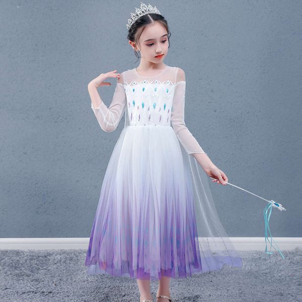 2 new ice snow princs 2020 autumn girl's white aisha drs skirt 0v98 0v98, Red;yellow 
2 new ice snow princs 2020 autumn girl's white aisha drs skirt 0v98 0v98, Red;yellow