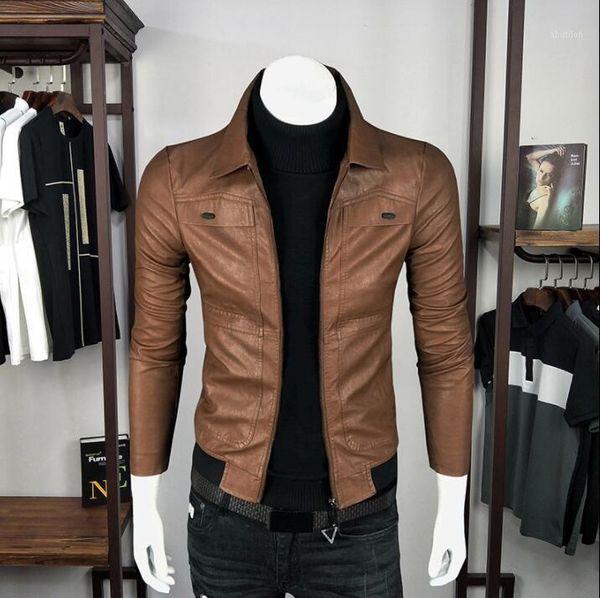 men's fur & faux lapel mens leather jacket slim motorcycle coat men jackets clothes personalized jaqueta de couro stage street fashion1, Black
men's fur & faux lapel mens leather jacket slim motorcycle coat men jackets clothes personalized jaqueta de couro stage street fashion1, Black