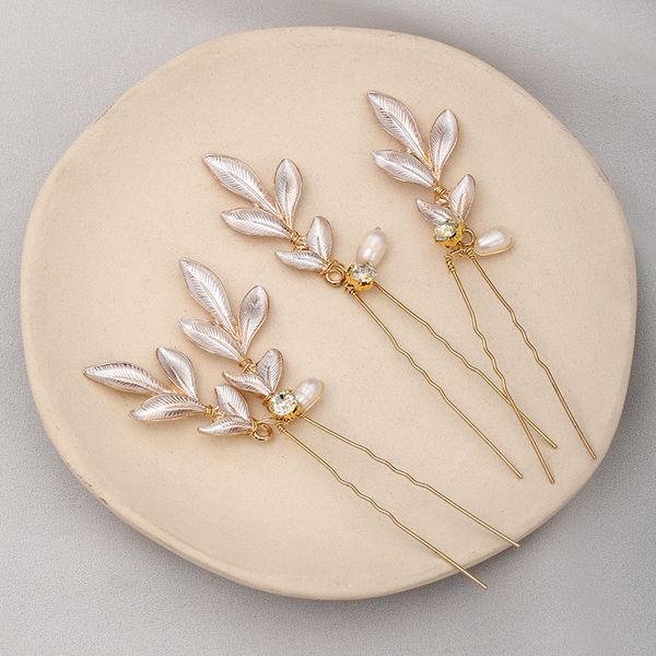 forseven 3pcs handmade exquisite leaves u-shaped hairpin women hair sticks bride wedding headpeice hair jewelry accessories jl, Golden;silver
forseven 3pcs handmade exquisite leaves u-shaped hairpin women hair sticks bride wedding headpeice hair jewelry accessories jl, Golden;silver