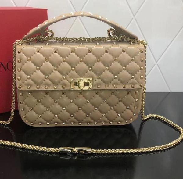 women genuine leather handbag fashion luxury shoulder bag chain rivet crossbody bag brand designer lady flap
women genuine leather handbag fashion luxury shoulder bag chain rivet crossbody bag brand designer lady flap